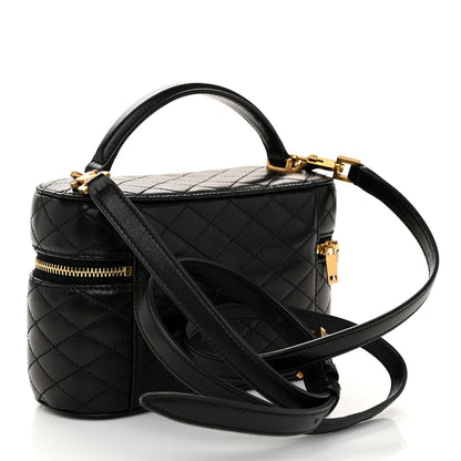 Saint Laurent Lambskin Quilted Mini Gaby Vanity Case Black 3 of 9