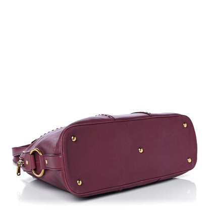 Saint Laurent Calfskin Large Muse Magenta 4 of 13