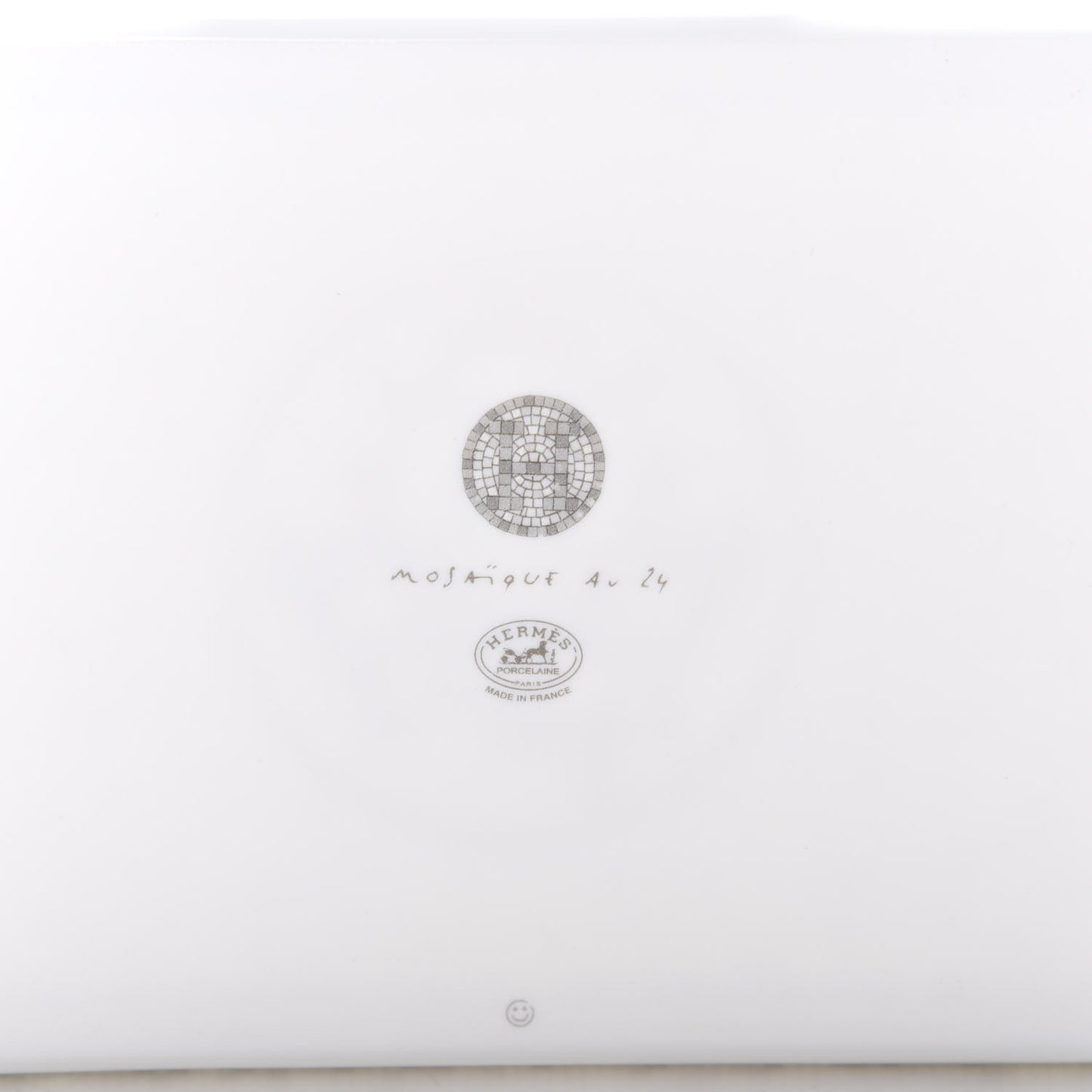 Porcelain Mosaique Au 24 Sushi Plate Platine