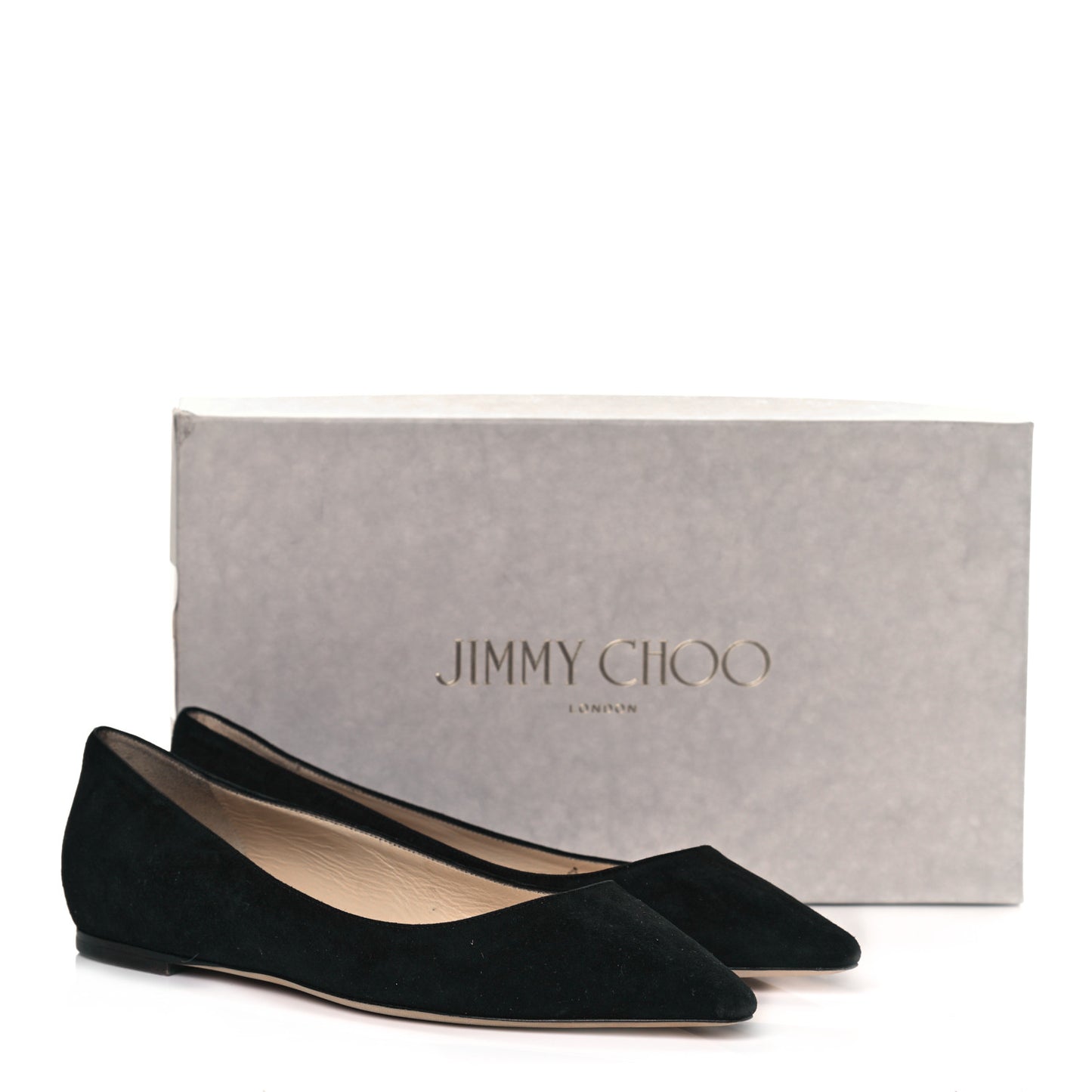 Suede Romy Flats 39 Black