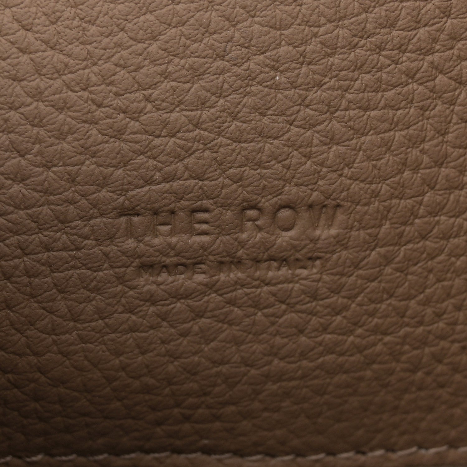 The Row Matte Grained Calfskin Soft Margaux 15 Taupe 6 of 9