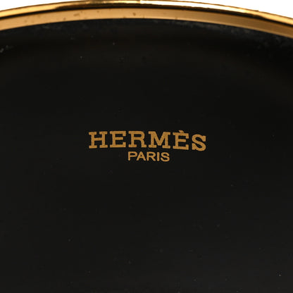 Hermes Enamel Printed Grand Apparat Extra Wide Bracelet 65 White 4 of 6