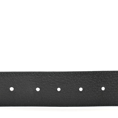 Gucci Textured Calfskin Double G 40mm Belt 90 36 Black 4 of 5