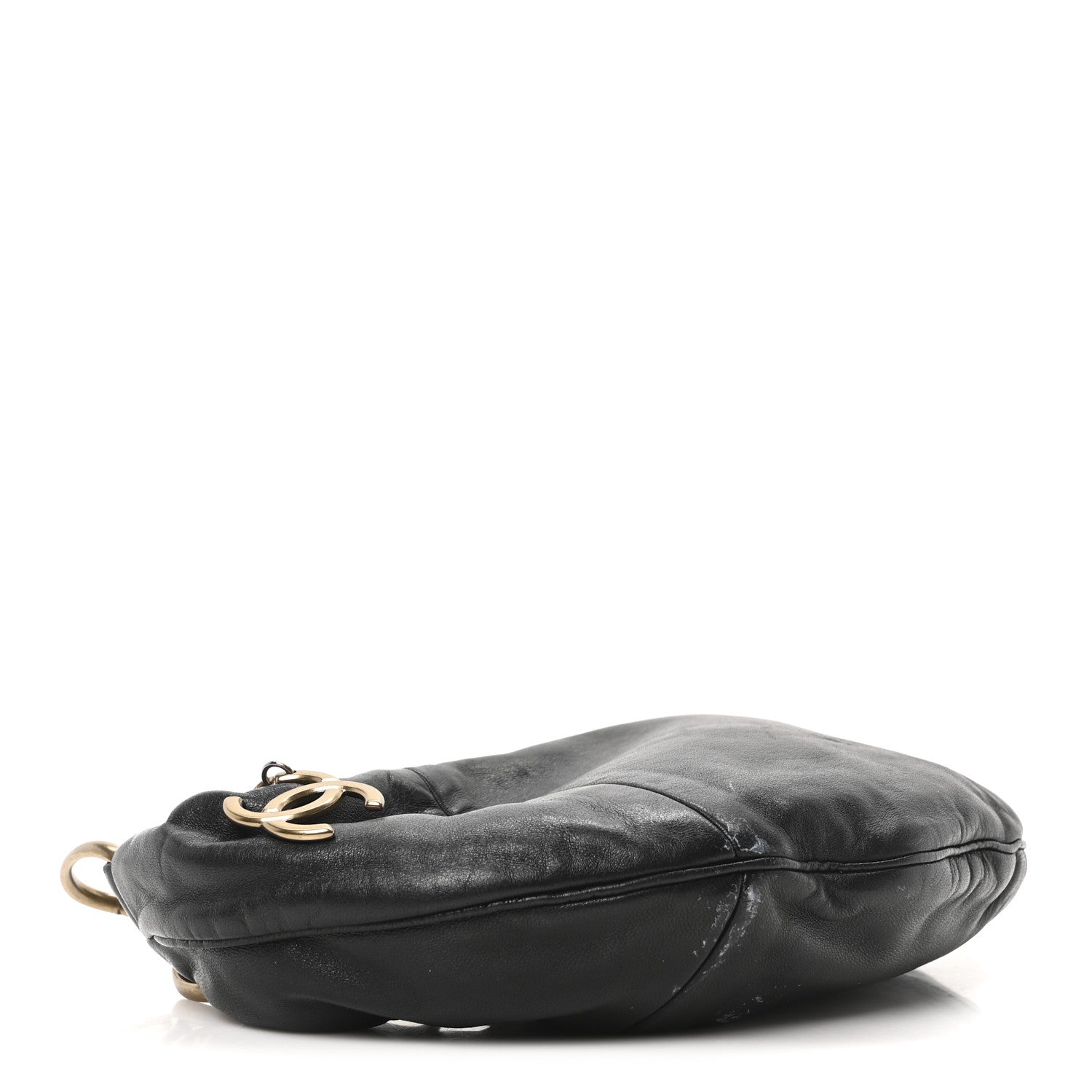 Chanel Lambskin Small Chain Hobo Black 4 of 10