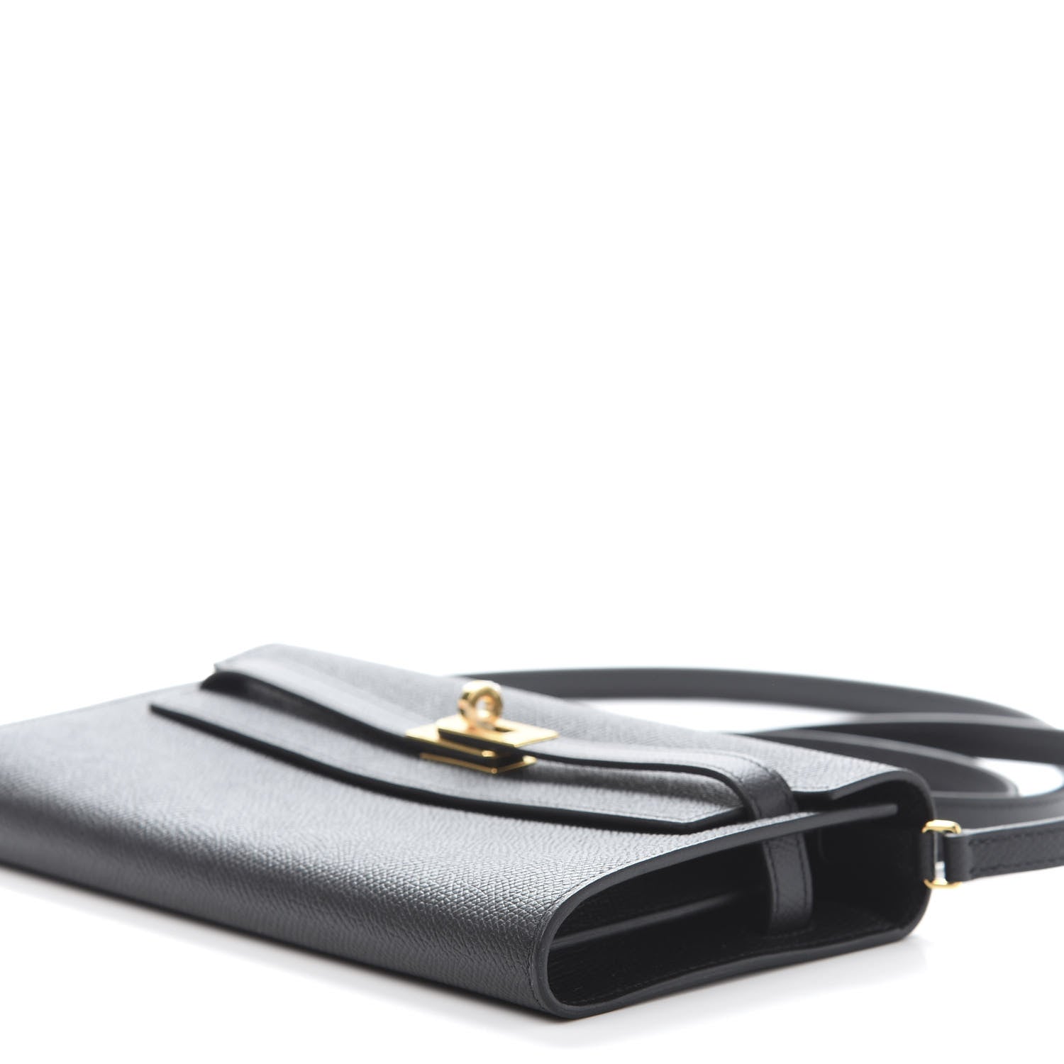 Hermes Epsom Kelly Wallet To Go Black 8 of 11