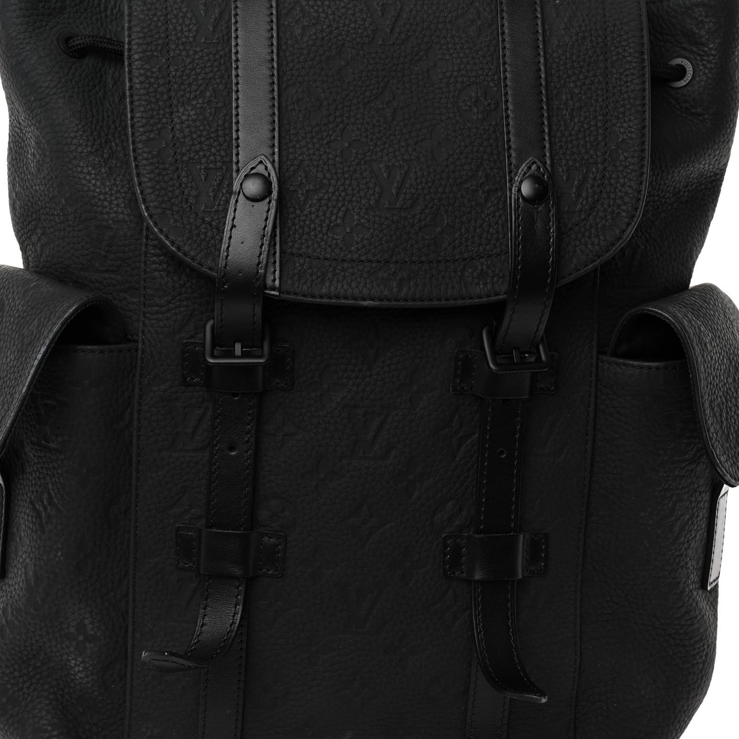 Taurillon Monogram Christopher PM Backpack Black