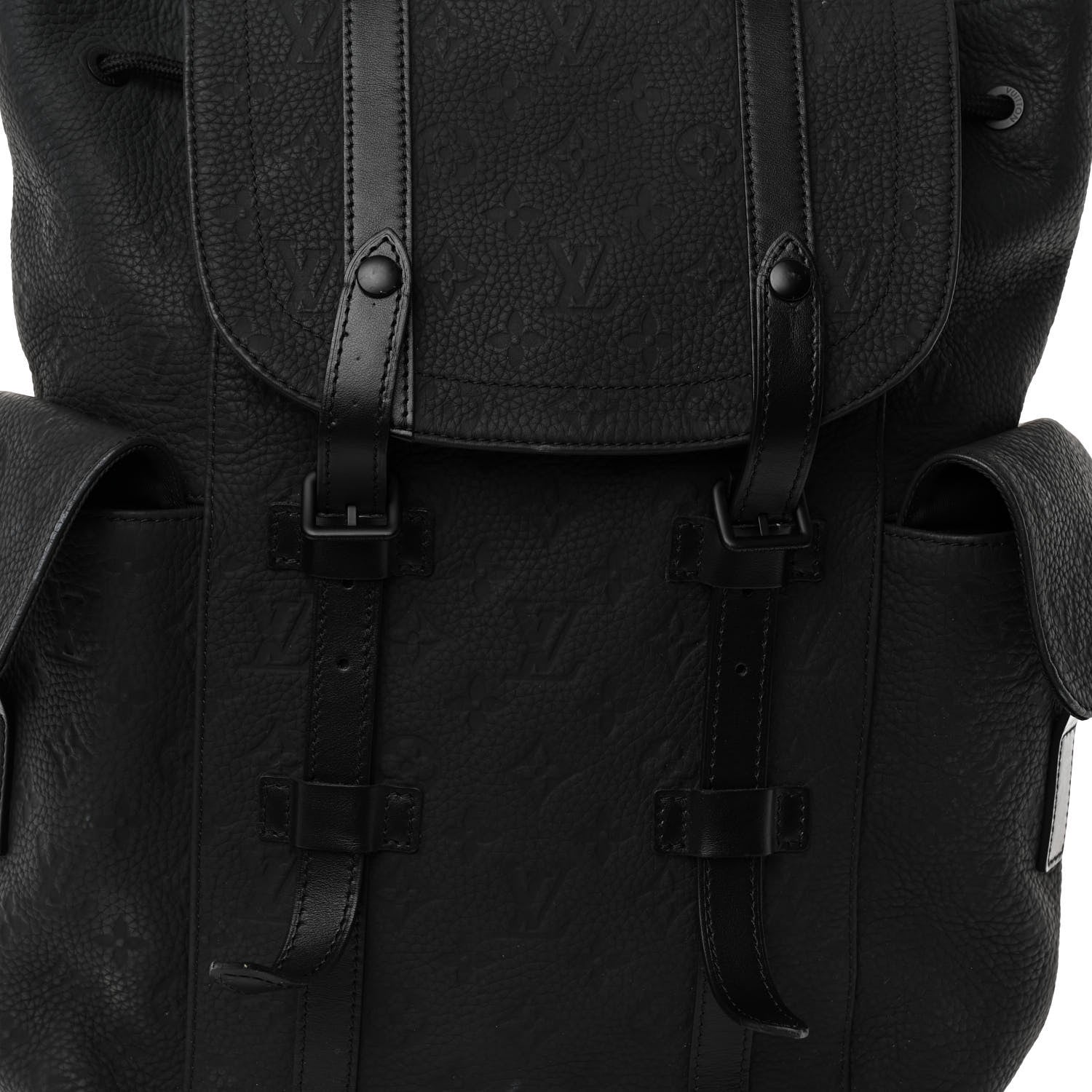 Louis Vuitton Taurillon Monogram Christopher PM Backpack Black 7 of 11