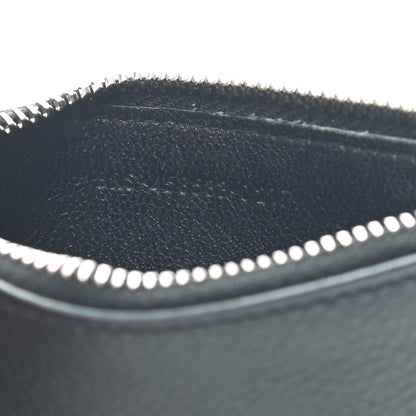 Saint Laurent Calfskin 5 Fragments Zip Pouch Card Holder Black 7 of 7