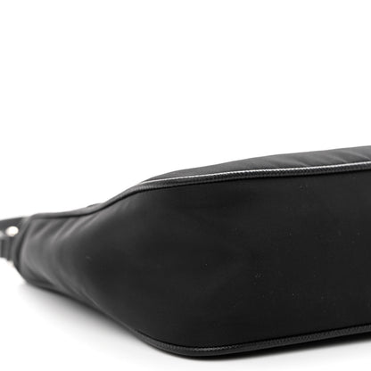 Prada Tessuto Nylon Saffiano Mini Re-Edition 2005 Bag Black 9 of 10