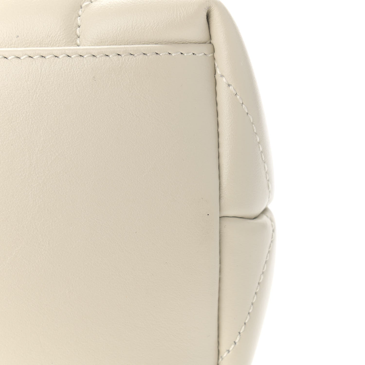 Saint Laurent Calfskin Y Quilted Monogram Medium Loulou Chain Satchel Crema Soft 11 of 12