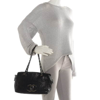Chanel Calfskin Small Diamond Stitch Tote Black 2 of 7