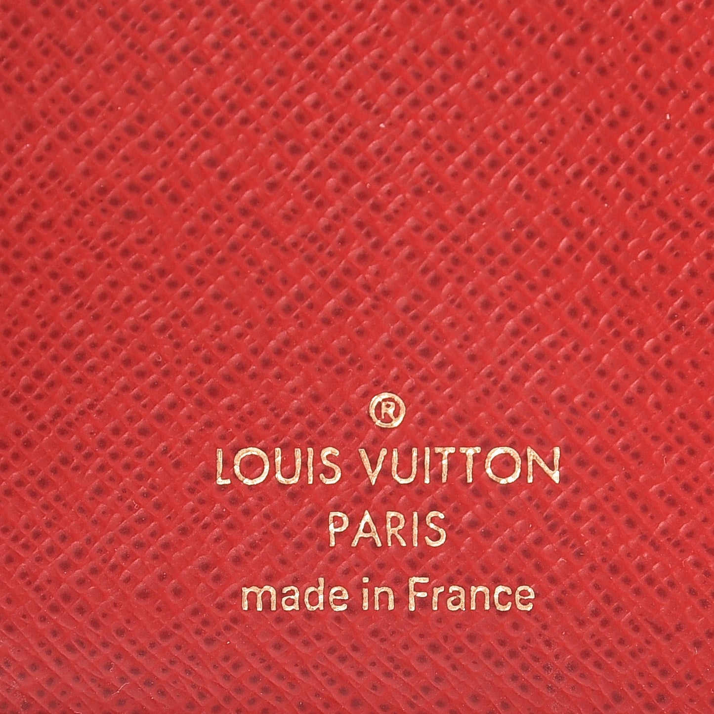 Damier Ebene Victorine Wallet Red