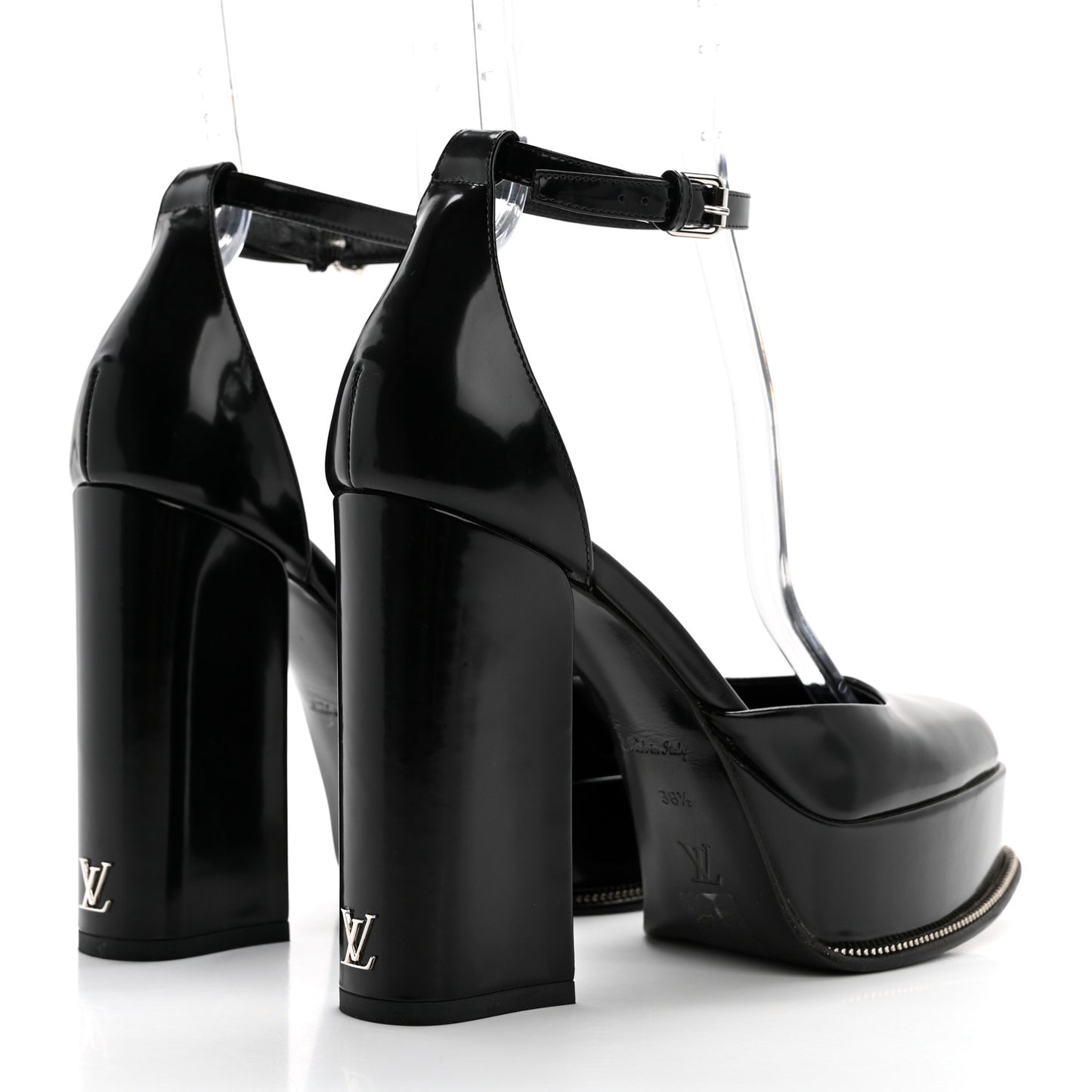 Patent Fame Platform Pumps 38.5 Black