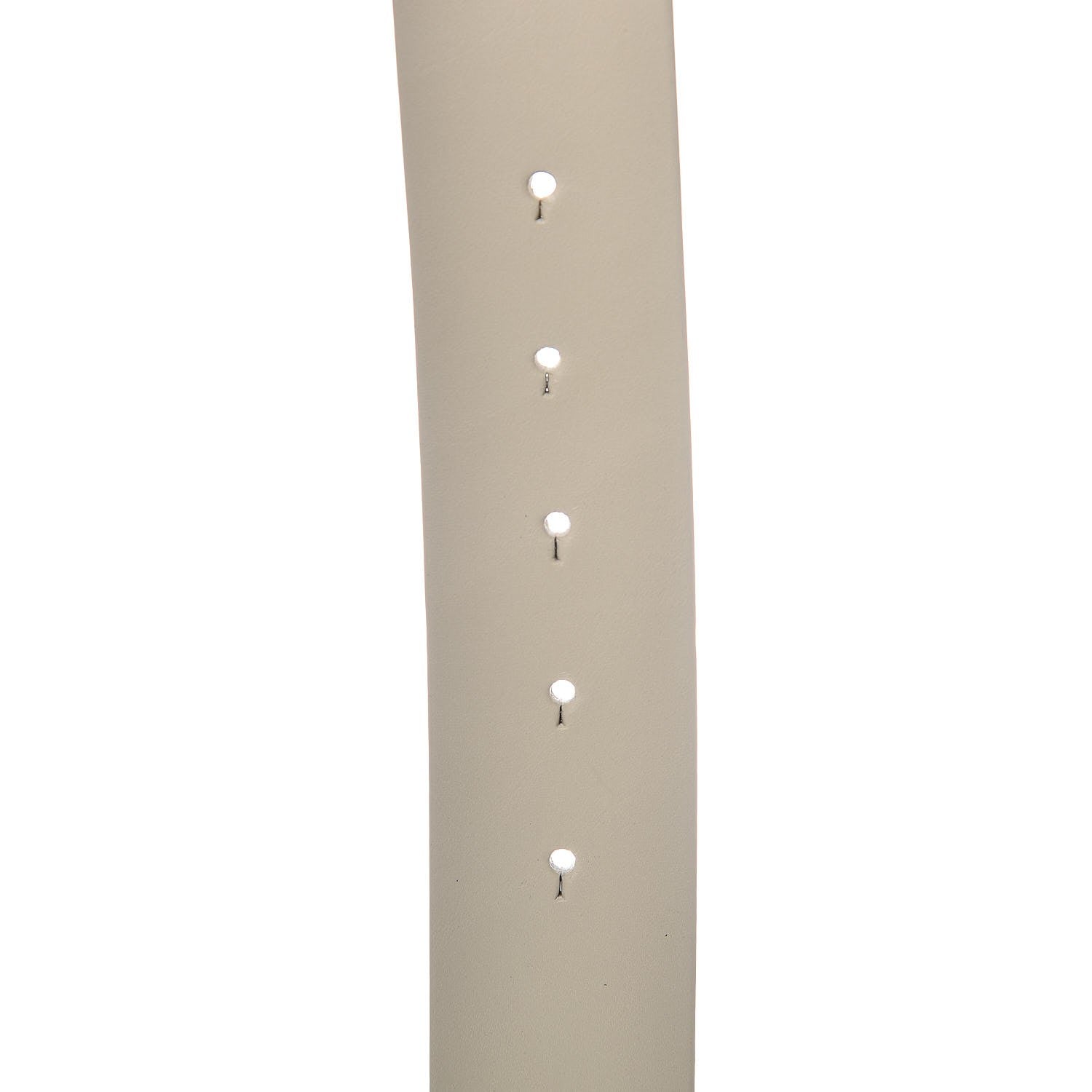 Chanel Calfskin Enamel CC Logo Belt 95 38 Light Beige 7 of 18