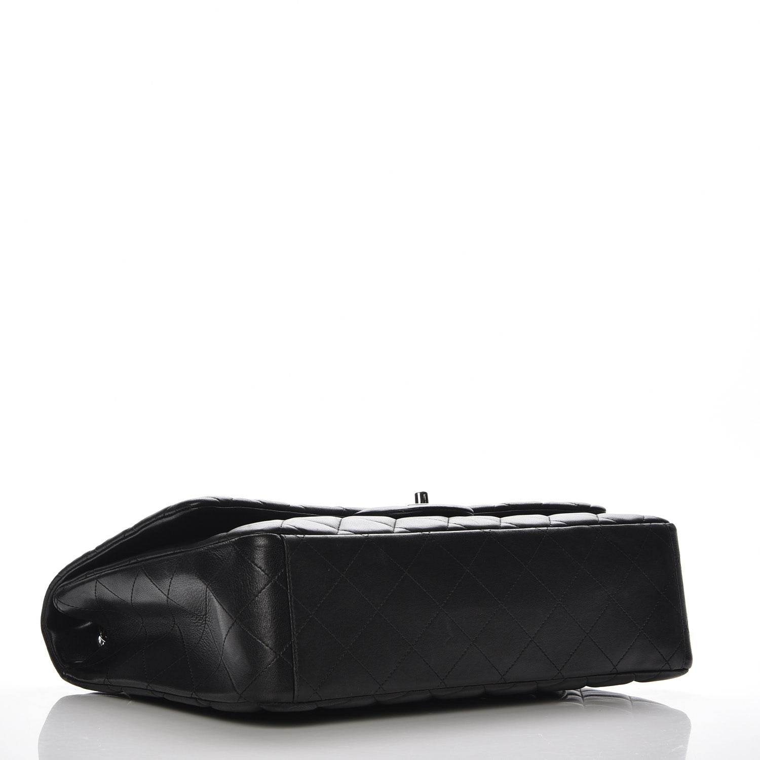 Chanel Lambskin Quilted Maxi Single Flap Black 4 of 7