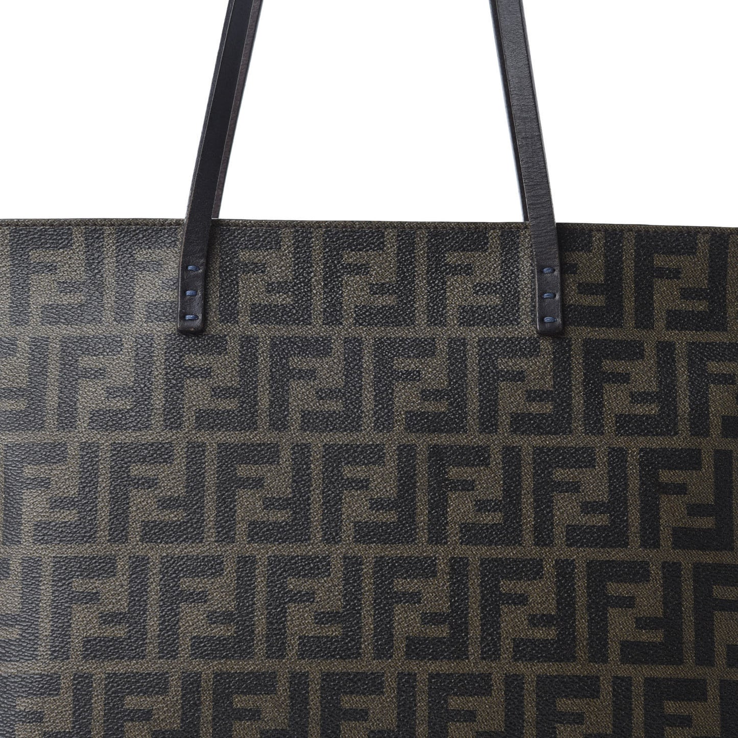 Zucca Spalmati Small Roll Tote Tobacco Blue