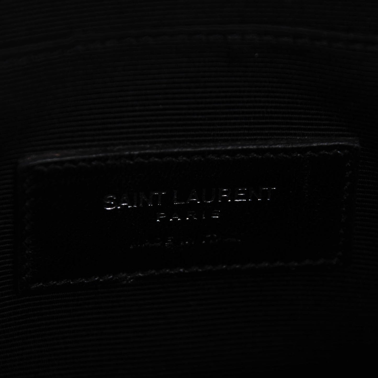 Grained Calfskin Baby Sac De Jour Coal