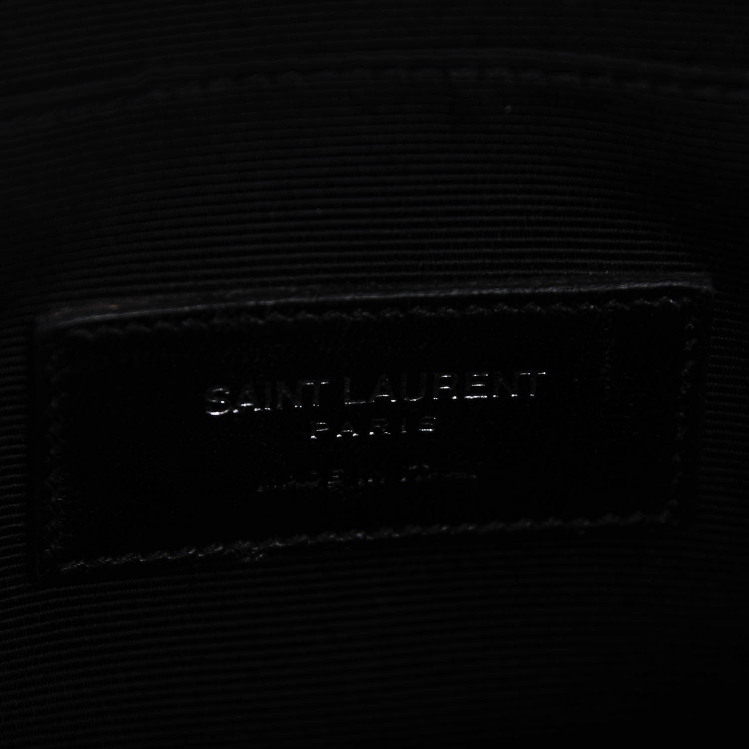 Saint Laurent Grained Calfskin Baby Sac De Jour Coal 7 of 7