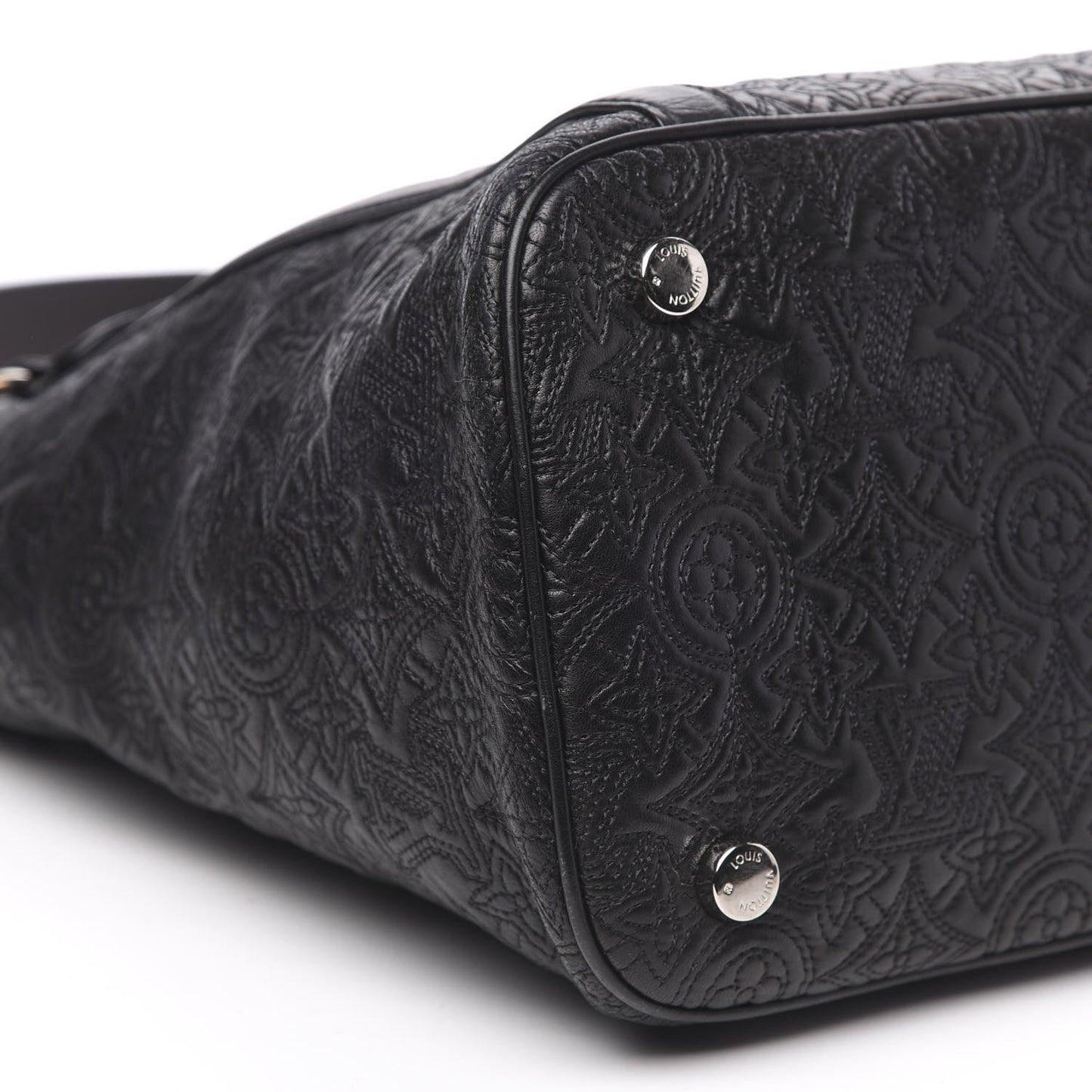 Monogram Lambskin Antheia Ixia MM Black