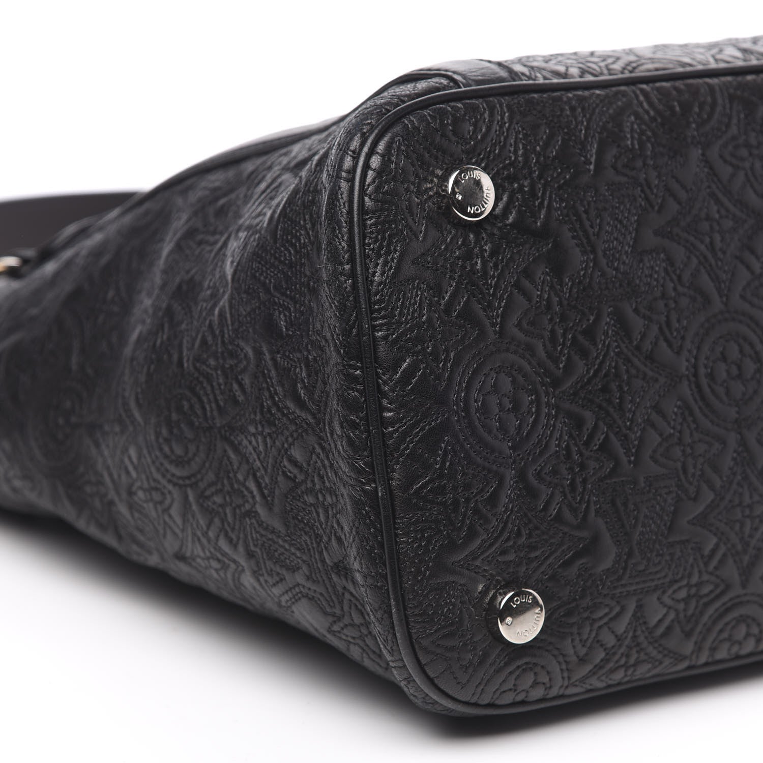 Louis Vuitton Monogram Lambskin Antheia Ixia MM Black 9 of 11
