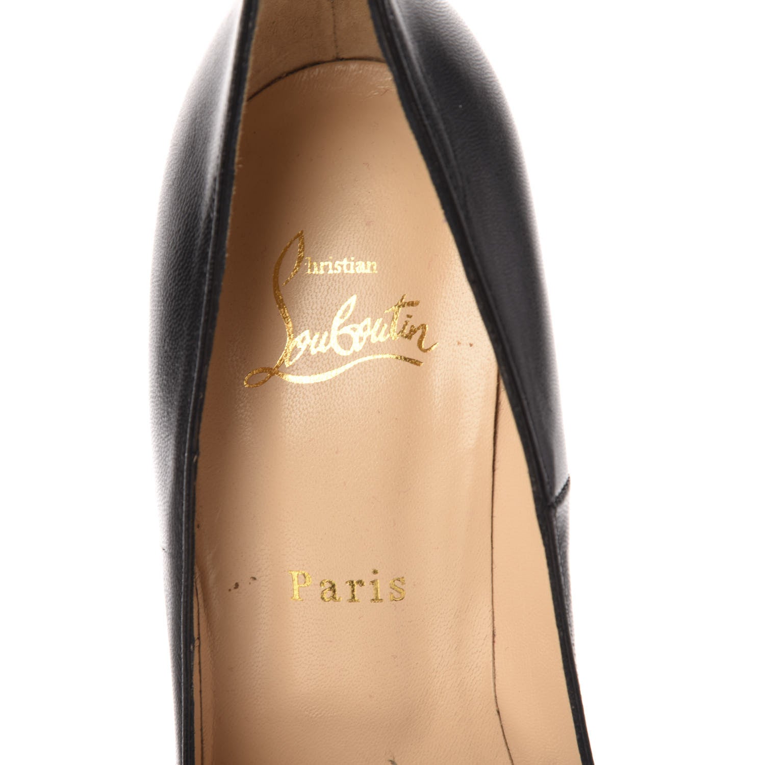 Christian Louboutin Kid Daffodile 160 Pumps 40.5 Black 6 of 7