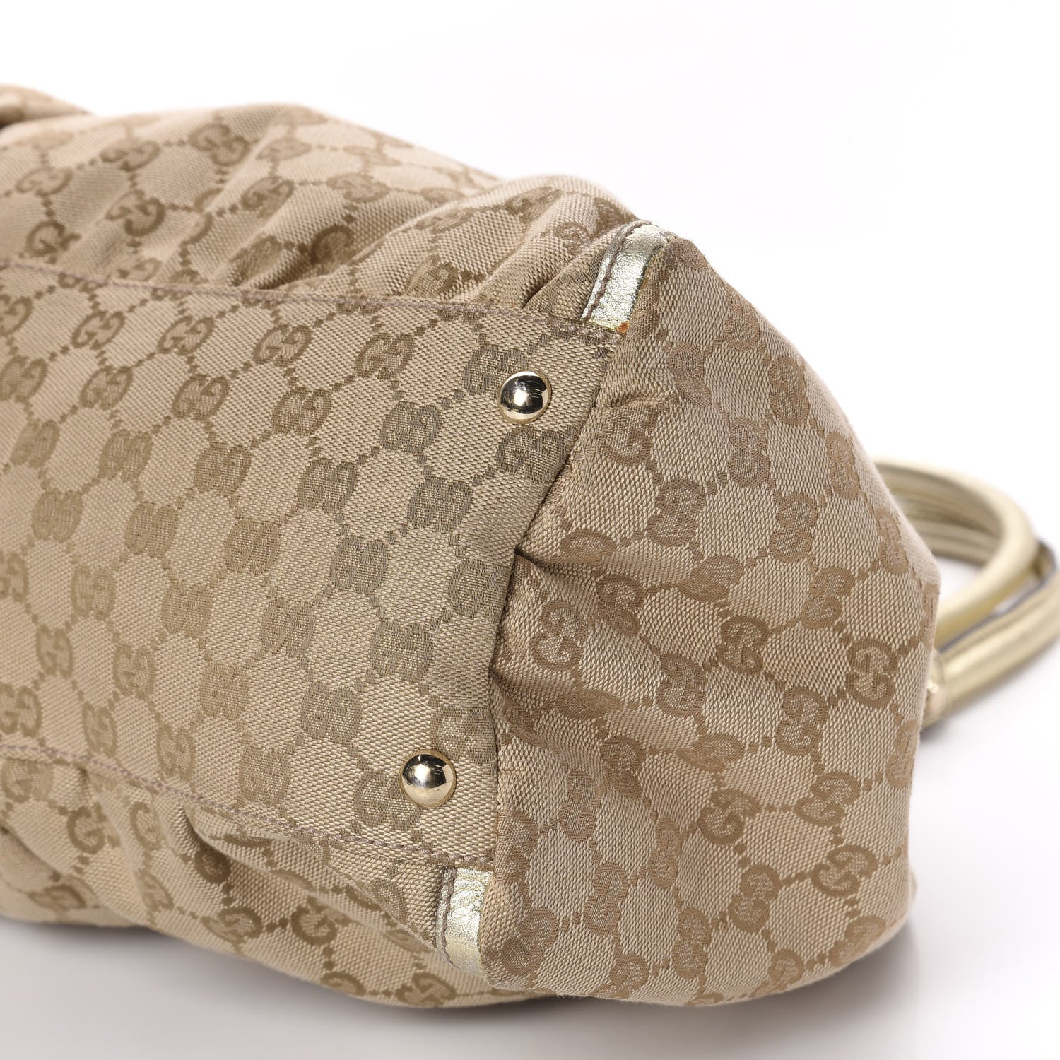 Gucci Monogram Large D Gold Hobo Metallic Gold 7 of 13