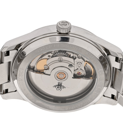 Gucci Stainless Steel 38mm G-Timeless Two Tone Bee Automatic Watch Blue 4 of 5