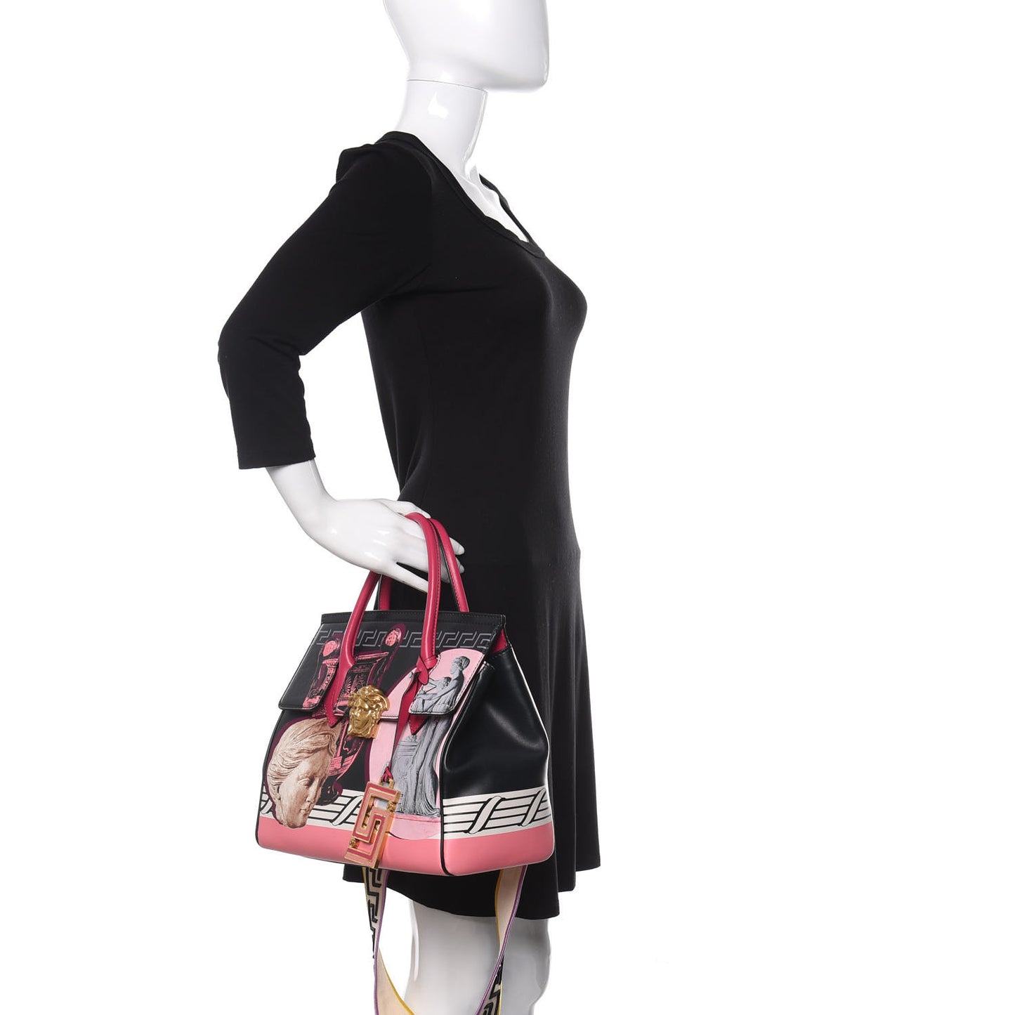 Calfskin Palazzo Empire Pop Magna Grecia Bag Multicolor