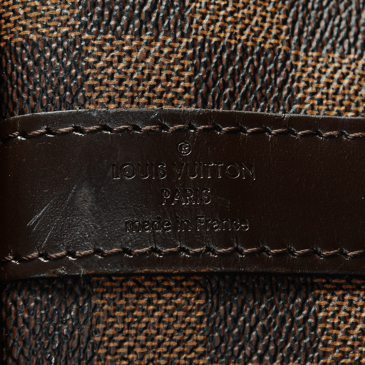 Louis Vuitton Damier Ebene Keepall Bandouliere 55 6 of 6