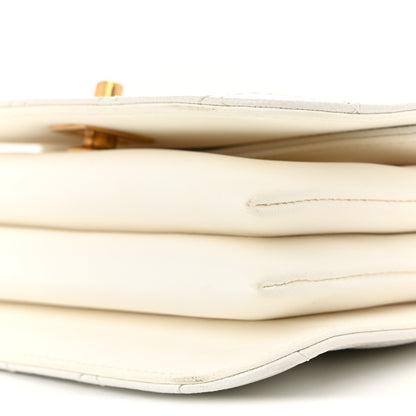 Chanel Caviar Quilted Mini Top Handle Flap White 10 of 13