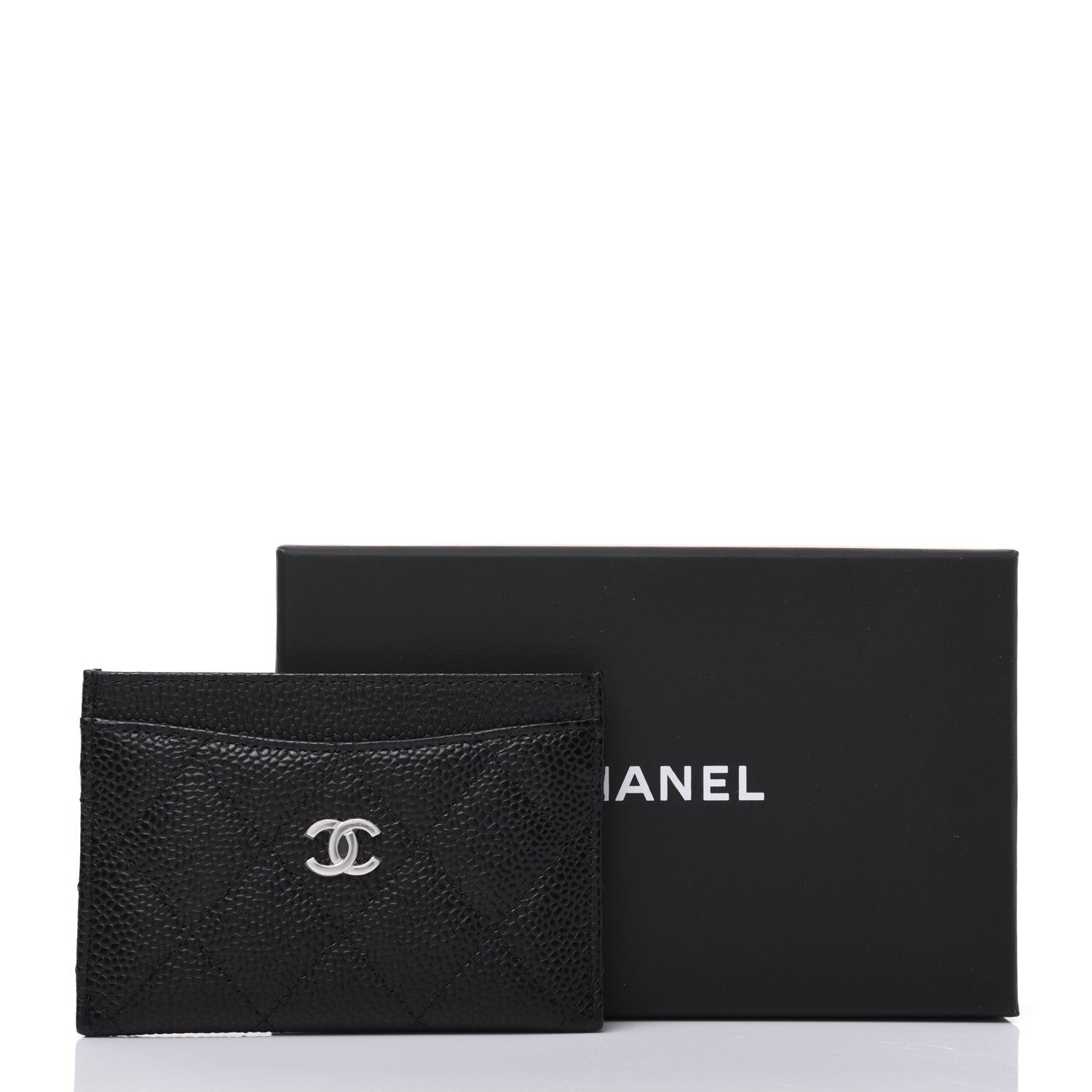 Chanel Caviar Quilted Card Holder Black 12 of 12