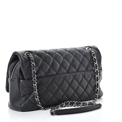 Chanel Caviar Quilted Jumbo Easy Flap Black 3 of 10