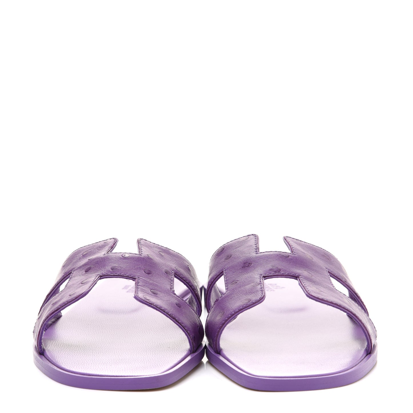 Ostrich Oran Sandals 38.5 Violet