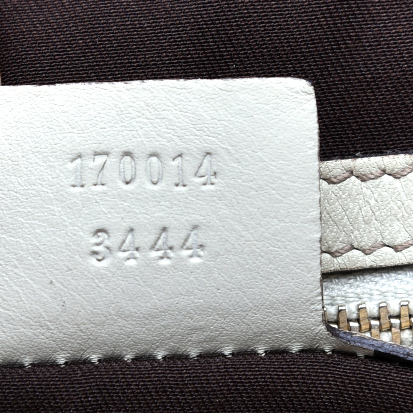 Monogram Large Wave Hobo Off White