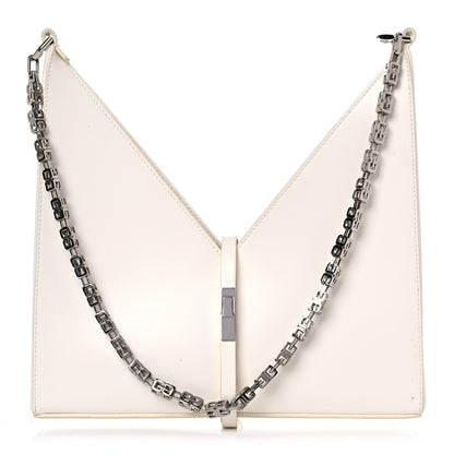 Givenchy Box Calfskin Small Cut Out Shoulder Bag Ivory 3 of 19