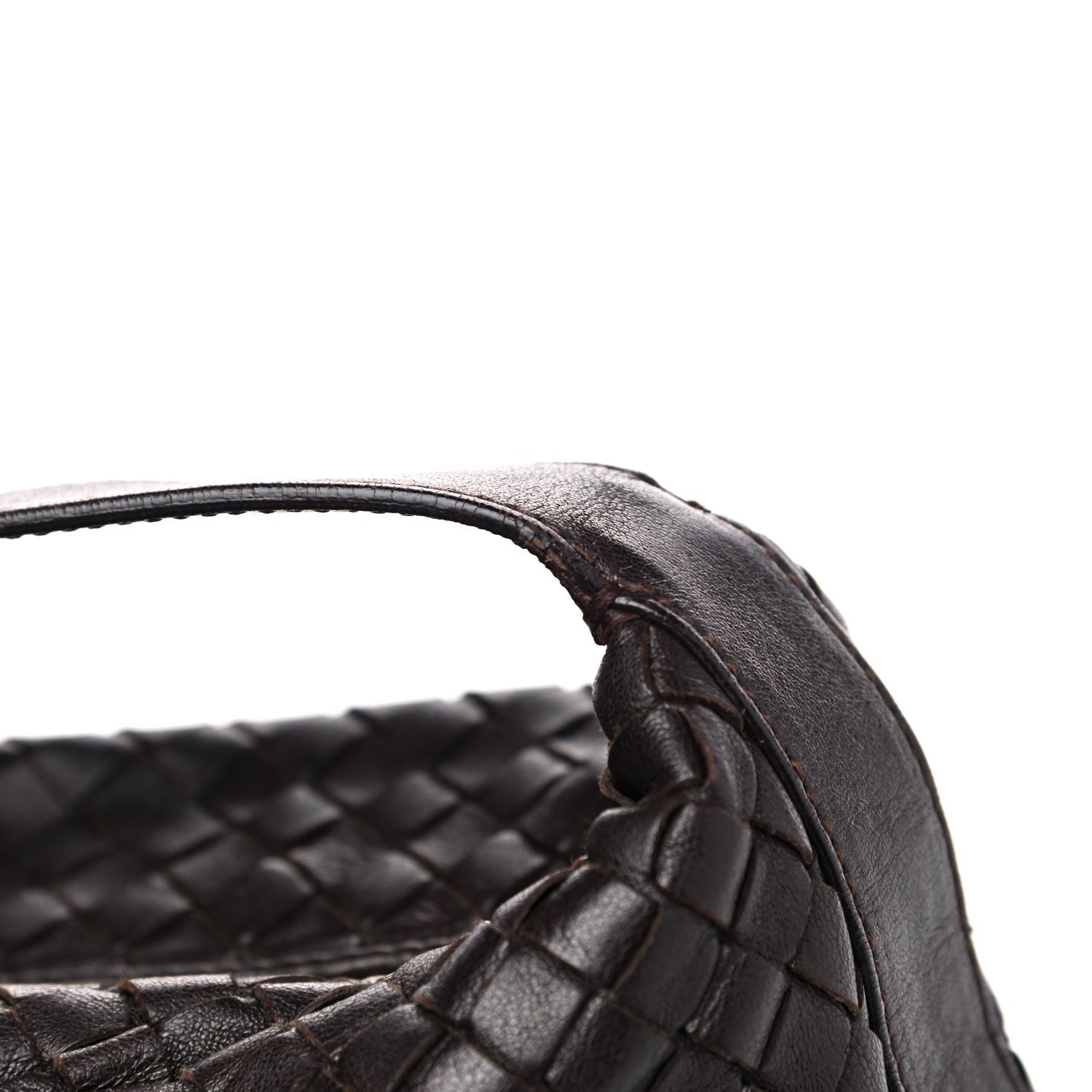 Bottega Veneta Nappa Intrecciato Large Cosmetic Case Ebano 12 of 15