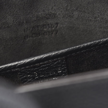 Celine Drummed Calfskin Nano Luggage Black 6 of 9