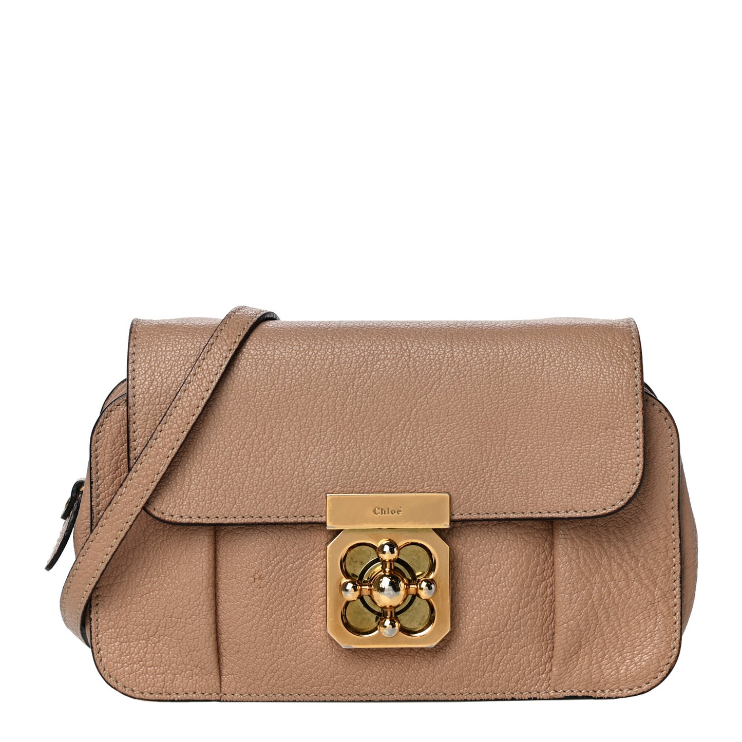 Calfskin Mini Elsie Crossbody Bag Blush