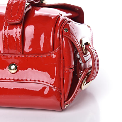 Versace Patent Studded Bag Red 10 of 13