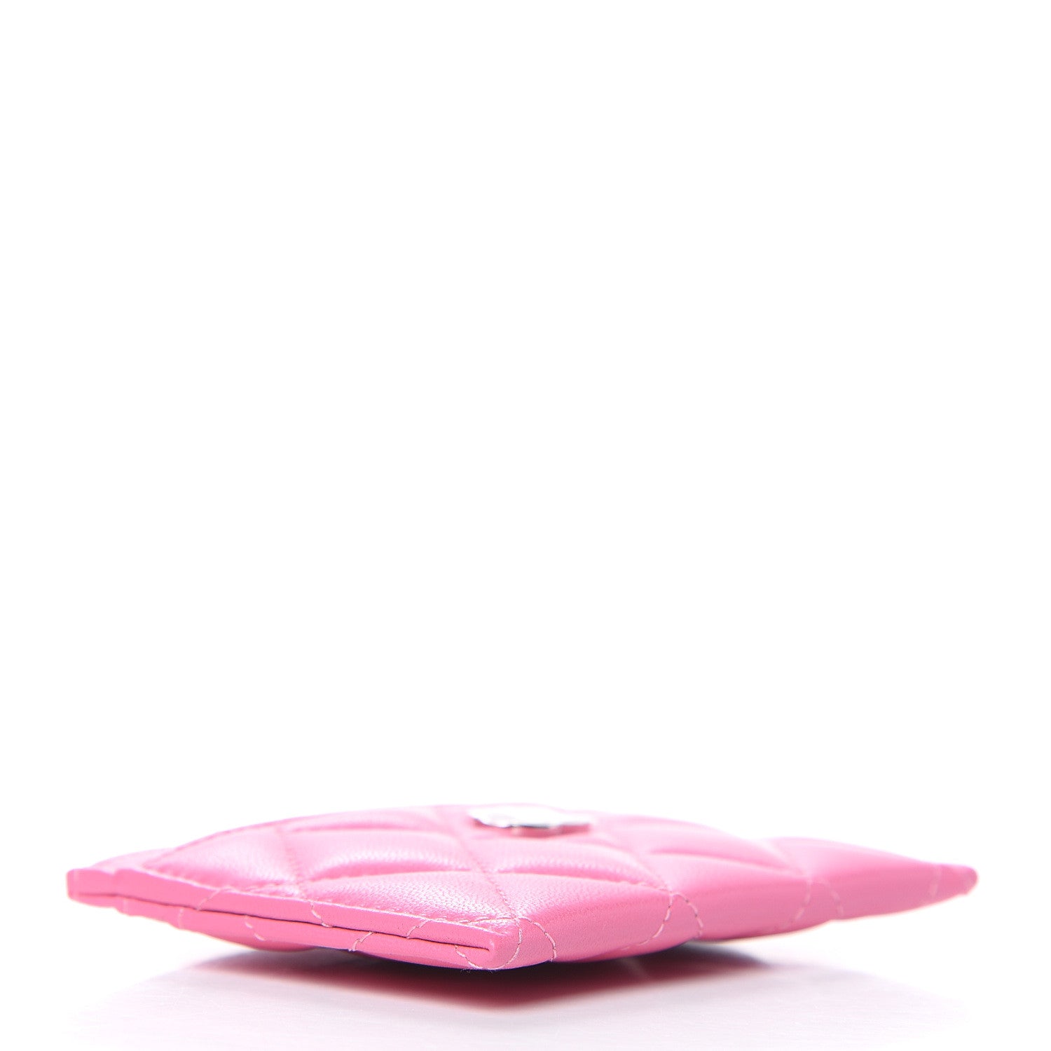 Chanel Lambskin Quilted Card Holder Pink 4 of 9