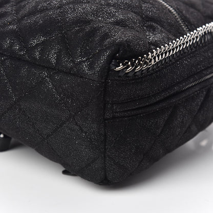 Stella McCartney Shaggy Deer Quilted Mini Falabella Backpack Black 10 of 10
