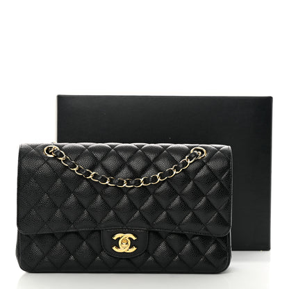 Chanel Caviar Quilted Medium Double Flap Black 16 of 16