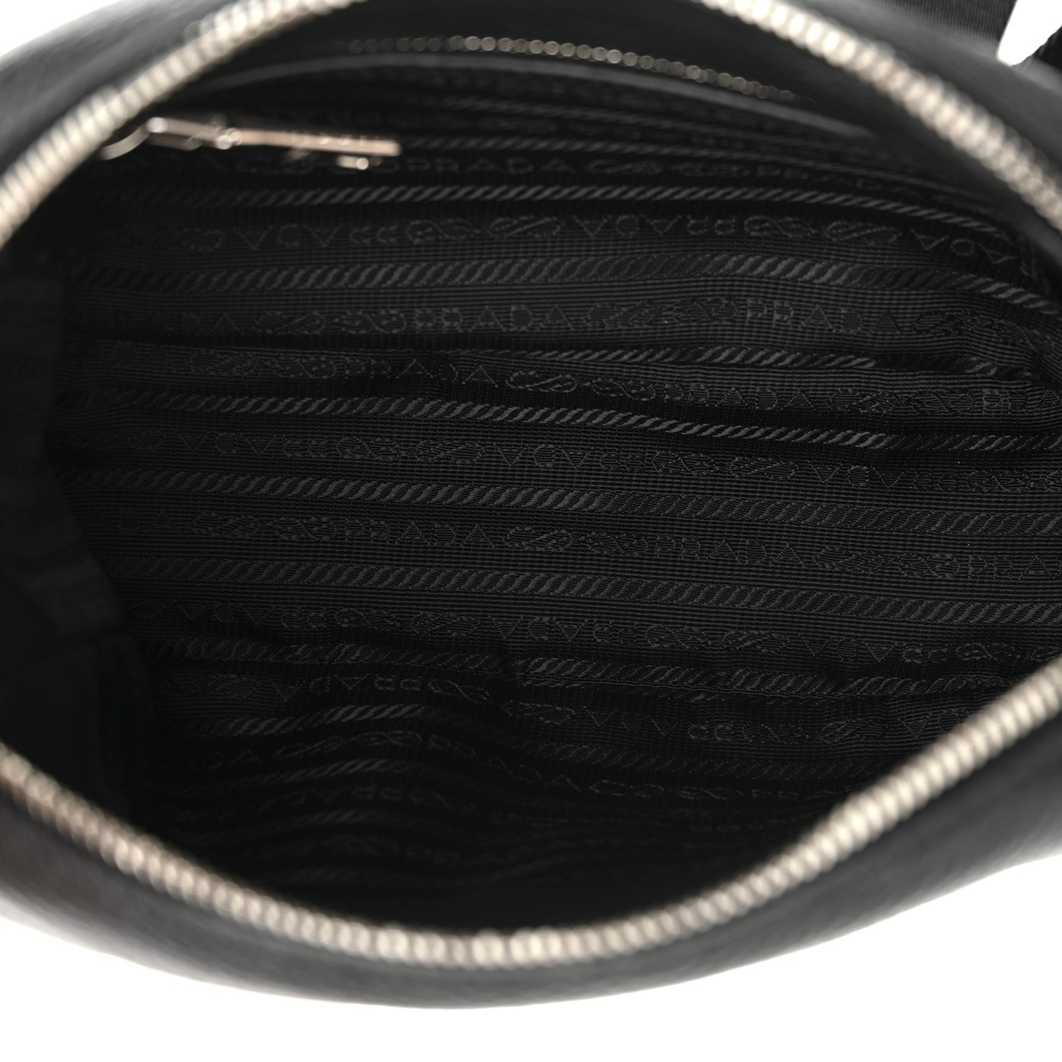 Prada Vitello Daino Camera Crossbody Black 5 of 10