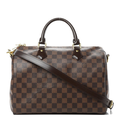 Louis Vuitton Damier Ebene Speedy Bandouliere 30 1 of 16
