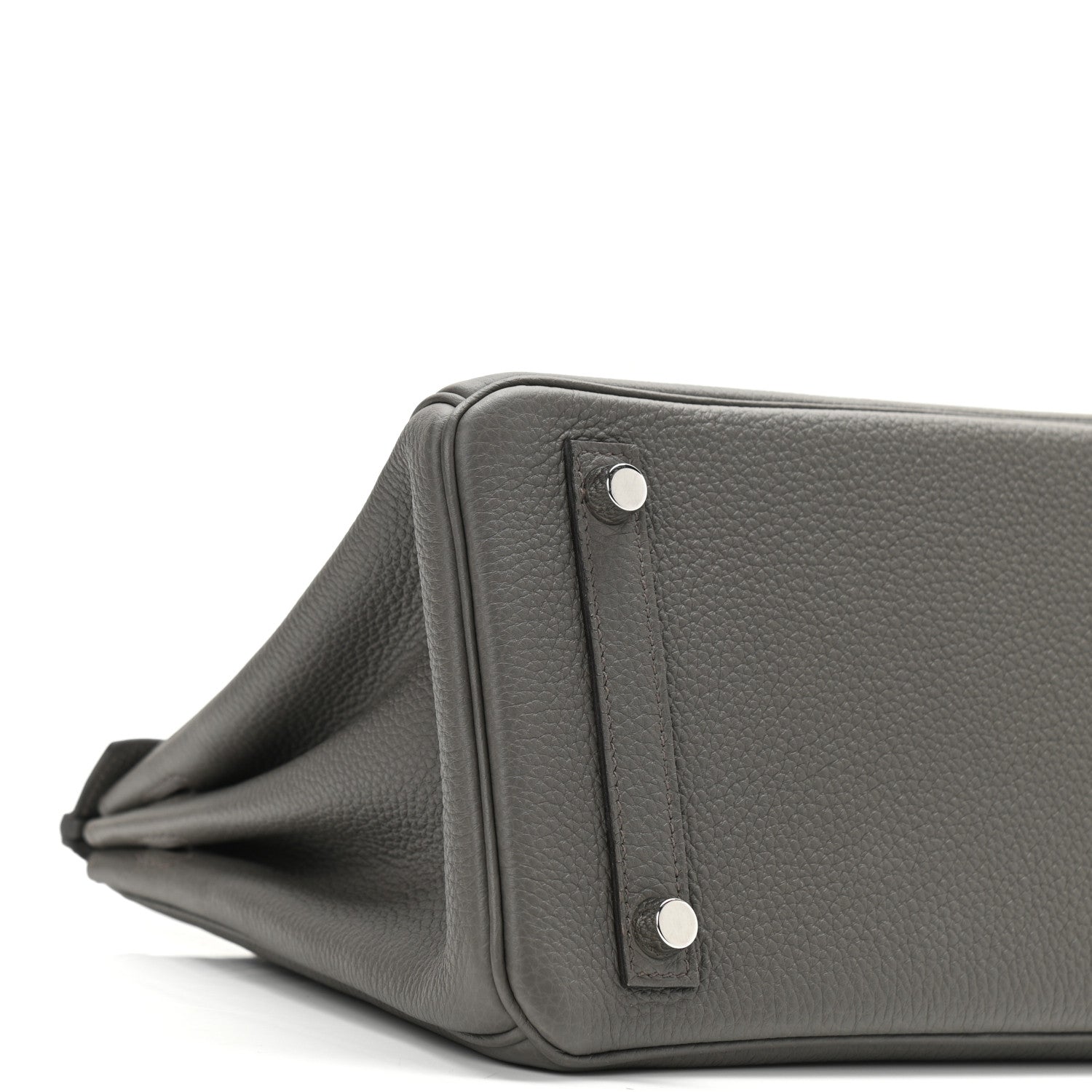 Hermes Togo Birkin 25 Etain 9 of 11