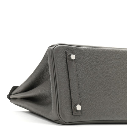 Hermes Togo Birkin 25 Etain 9 of 11