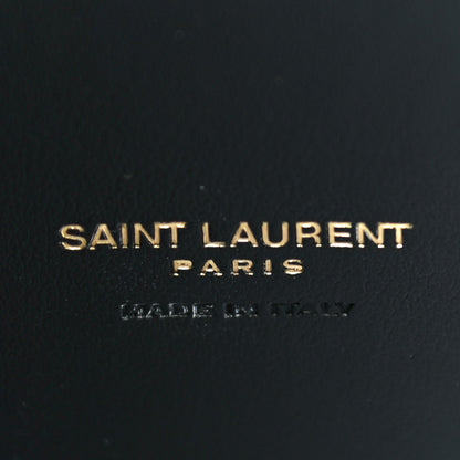 Saint Laurent Calfskin Crocodile Embossed Small Sac De Jour Black 6 of 9