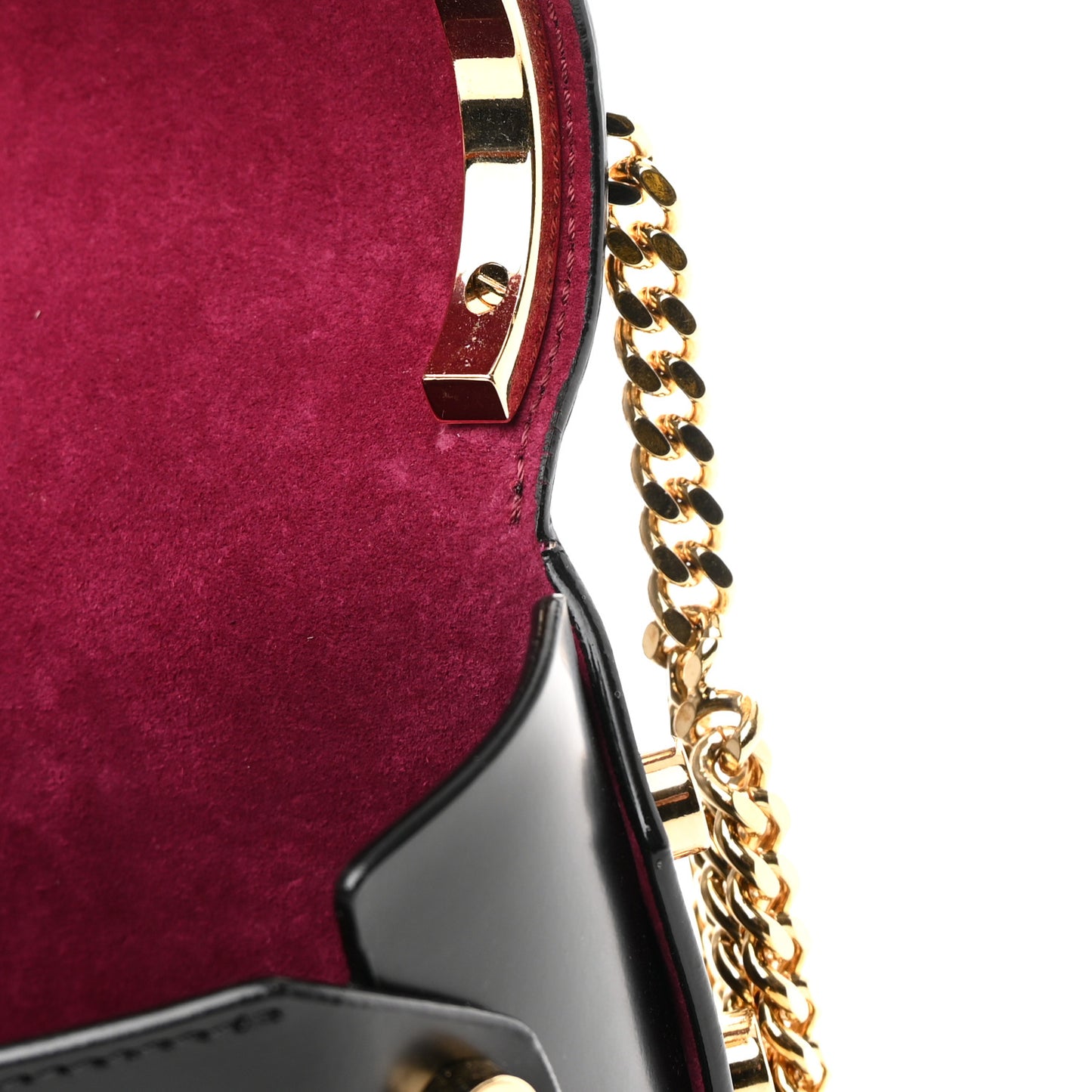 Smooth Calfskin Crystal Embellished Lockett City Shoulder Bag Black