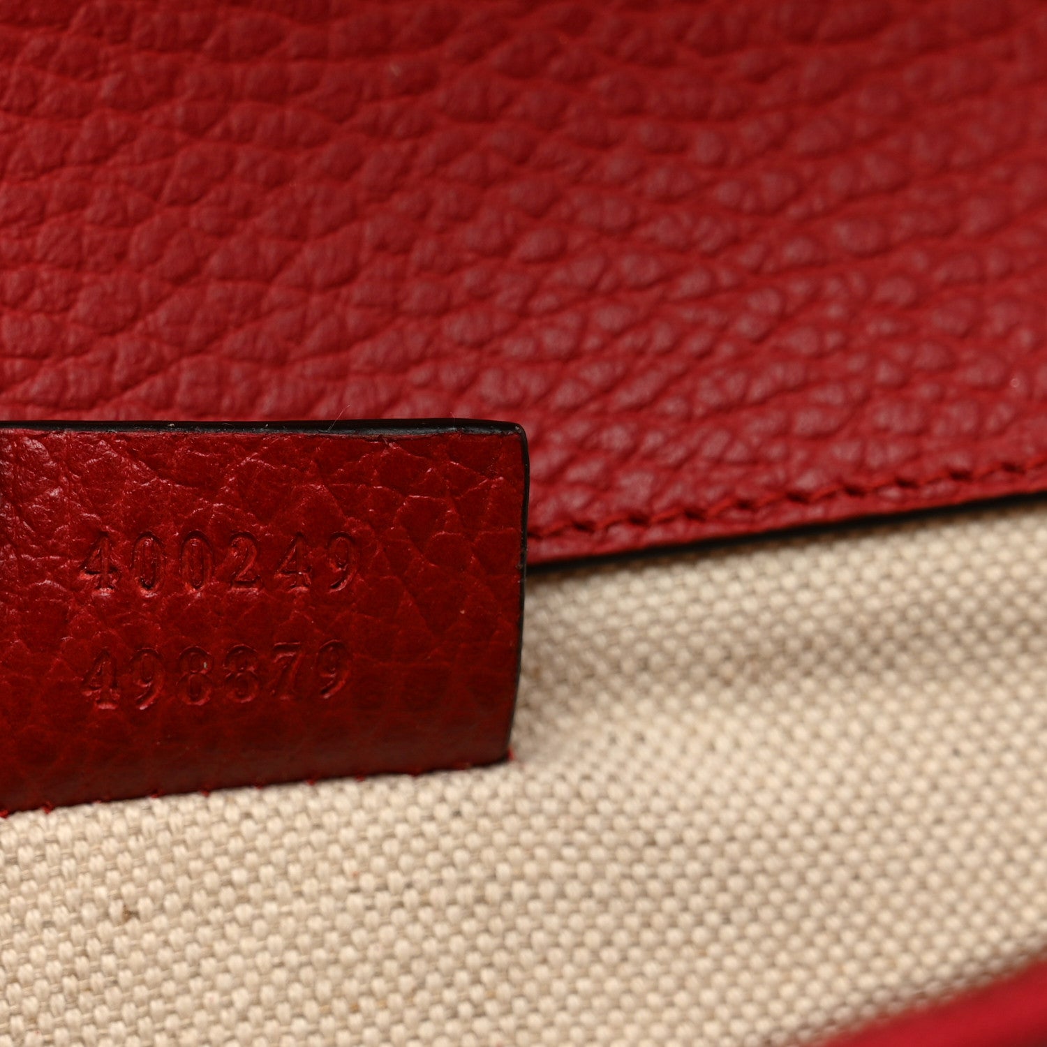 Gucci Dollar Calfskin Swarovski Crystal Small Dionysus Shoulder Bag Hibiscus Red 8 of 11