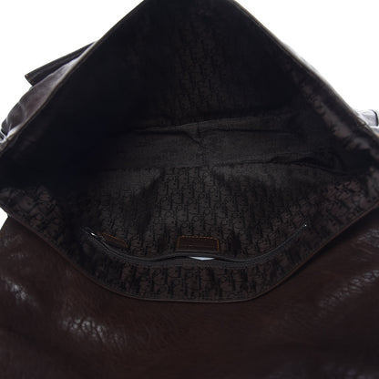 Christian Dior Calfskin Gaucho Double Saddle Bag Brown 5 of 11